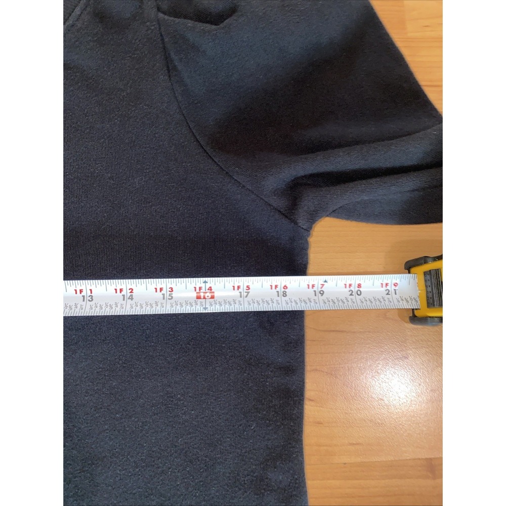 Nation LTD Puff Long Sleeve Sweatshirt Pullover Womens Size M Black Cotton - Picture 9 of 11